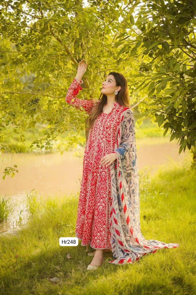 ANEELA'S Lawn and Chiffon Suit