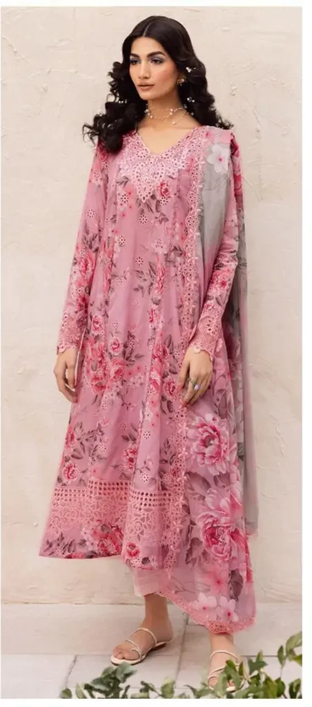 AIRJET Lawn unstitched Suit