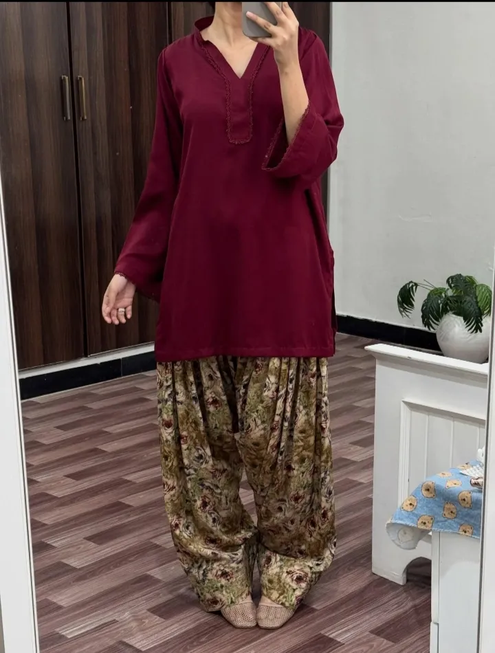 Elegant Suit farshi shalwar